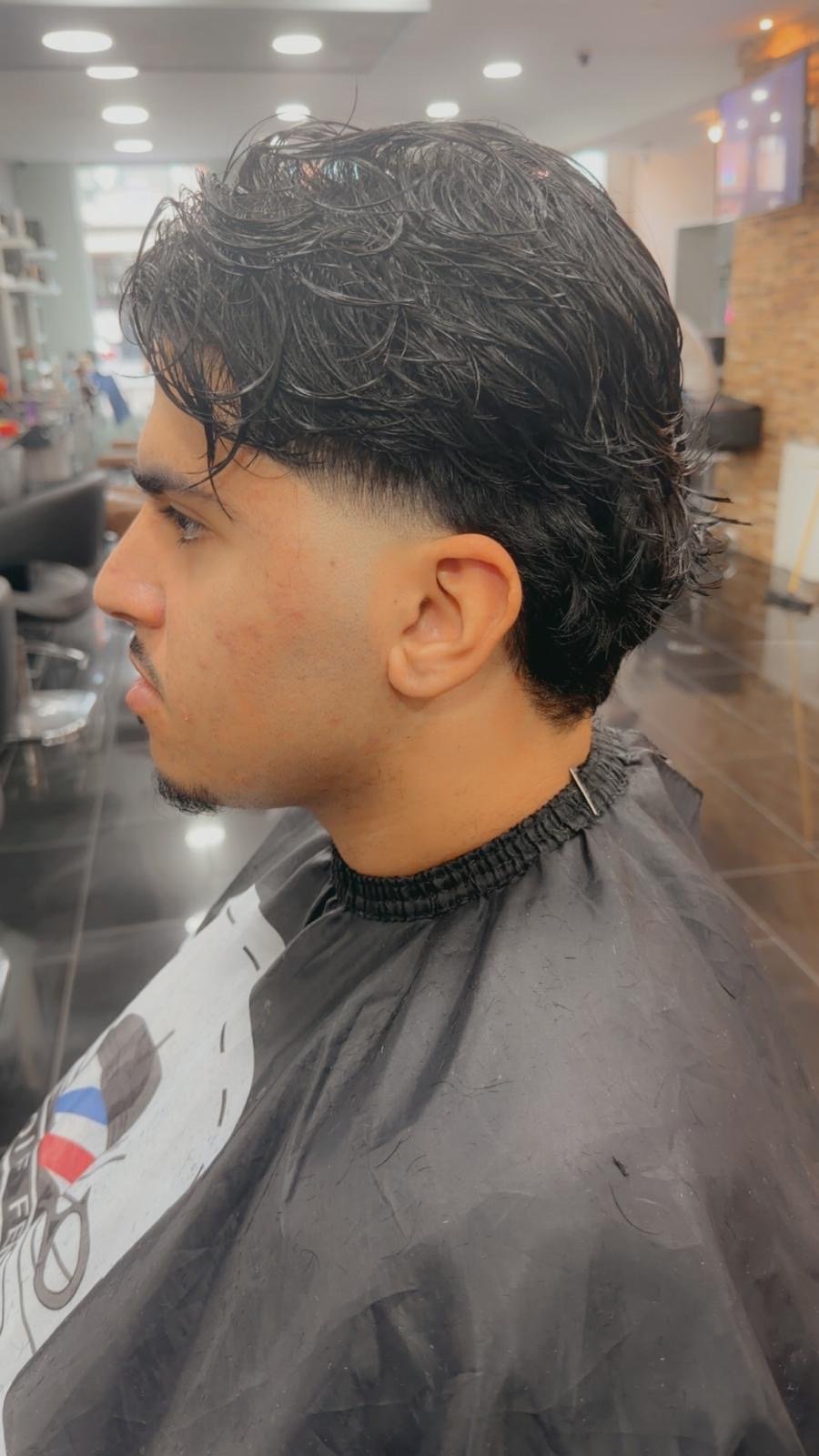 Getextureerde coupe met low fade aan de zijkant